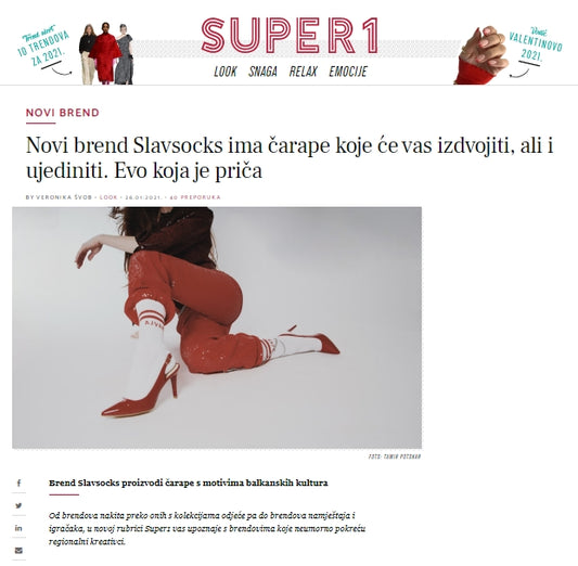 SUPER1.hr - Novi brend Slavsocks ima čarape koje će vas izdvojiti, ali i ujediniti.